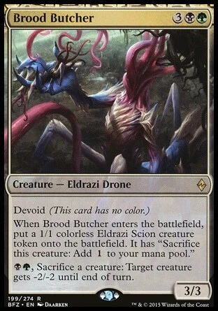 Magic the Gathering MTG Brood Butcher (199) Battle for Zendikar   LP - Image 1 of 1