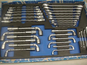 Unior 964/29 Set Of Obstruction Spanners In SOS Tool Tray, Box/Torx/Flare Nut - Picture 1 of 11