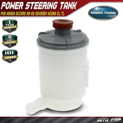 Power Steering Reservoir w/ cap for Honda Accord 1998-2002 Odyssey Acura CL TL - Image 1 of 4