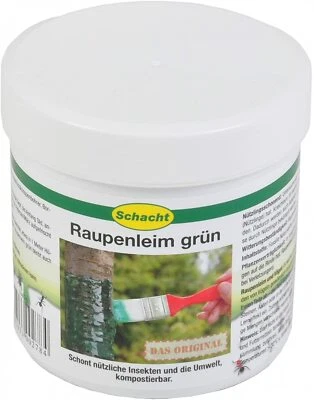 Schacht Baumleim Raupenleim 250g Leimring grün Raupen Insektenleim Insekten-leim - Bild 1 von 4