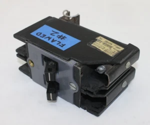 FLAWED Square D MHAB-120 Circuit Breaker  (Cutler Hammer / Westinghouse) - Picture 1 of 8