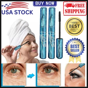 2 Pack Waterproof Mascara for Seniors & Older Women | Hypoallergenic Eyes - Picture 1 of 24