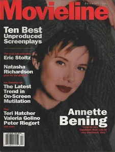 Movieline Magazine - December 1994 - Cover: Annette Bening - Natasha Richardson - Picture 1 of 2