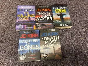 5 X DCI JACK LOGAN THRILLERS BY JD KIRK Mystery Crime Thriller - Imagen 1 de 1