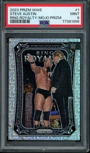Stone Cold Steve Austin /25 Mojo Ring Royalty PSA 9 Mint 2023 Panini Prizm WWE