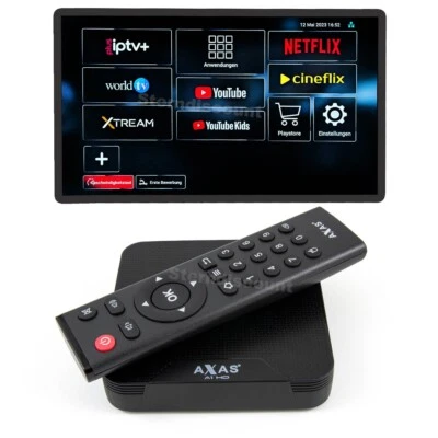 Axas A1 HD - Android 10 IPTV Box 4K 2/16GB Streaming OTT Multimedia TV NEU - Bild 1 von 4