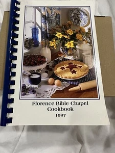 COOKBOOK FLORENCE BIBLE CHAPEL COOKBOOK 1997 SOUTH CAROLINA - Picture 1 of 12
