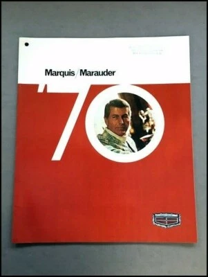1970 Mercury Marquis and Marauder Vintage Canada Car Sales Brochure Catalog Foto 1 de 4