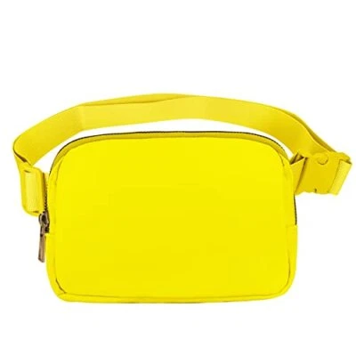  Fanny Pack Crossbody Bag For Women And Men Belt Bag Yellow 1 Pack Fanny Pack - Image 1 of 4