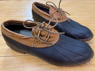Vintage L.L. Bean Maine Hunting Shoe Rubber Soles Mens US Size 12 - Image 1 of 4