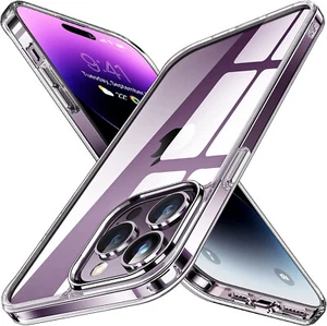 Apple iPhone 14 Pro Clear Slim Case Nicht Vergilben 15FT Sturzschutz SOFORTVERSAND! - Bild 1 von 7