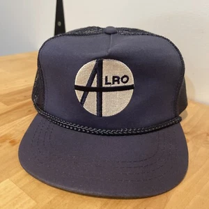 VINTAGE ALRO Steel Trucker Hat 1990s Mesh Classic Hat. Original Vintage SnapRare - Picture 1 of 12