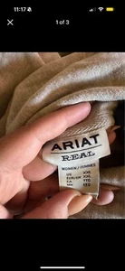 Women’s Ariat Hoodie In Oatmeal Heather - Picture 1 of 3