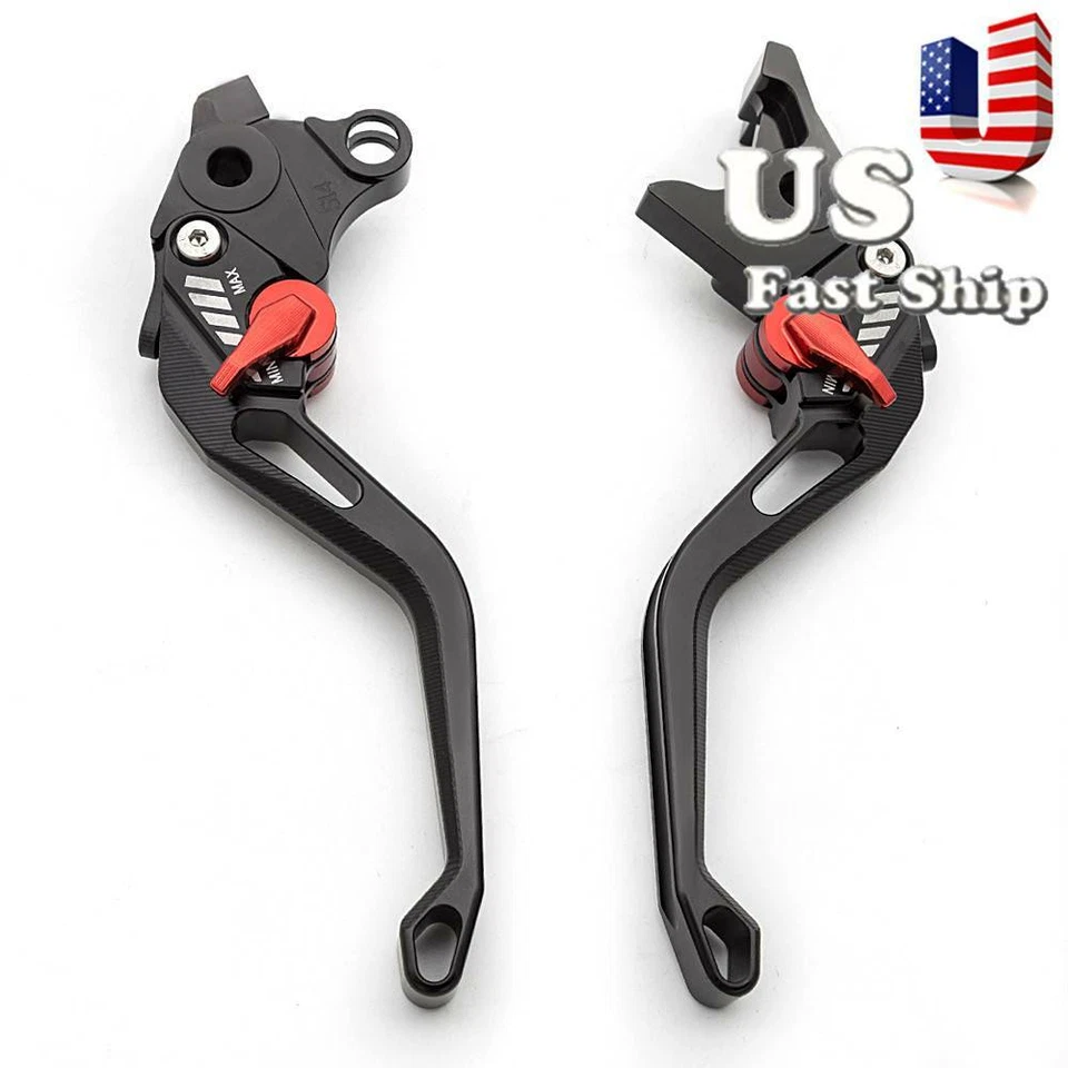 Palanca de embrague de freno corta rombo 3D para FZ-07/MT-07 MT09 XSR 900 ABS 2016-2020 Foto 1 de 4