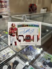 Terry McLaurin 2019 National Treasures NFL Gear ROOKIE TRIPLE PATCH AUTO /25