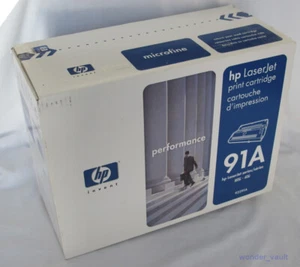 Genuine HP 92291A 91A Black Toner LaserJet Print Cartridge Sealed - Picture 1 of 1