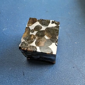 Russian Seymchan pallasite Meteorite square Ornament Collection - Picture 1 of 6