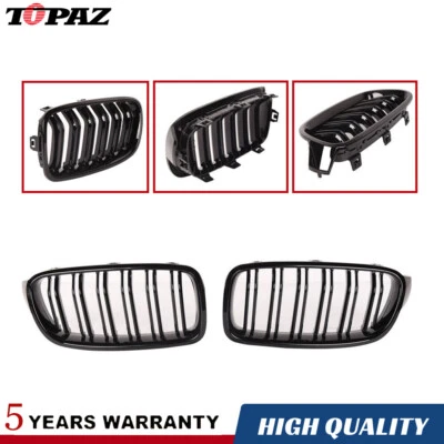Front Bumper Kidney Grill Grille Gloss Black For BMW F30 F31 F35 3 Series - image 1 of 4