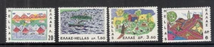 Greece 1967 Children's Drawings Complete Set MNH (SC# 905-908) - Picture 1 of 1