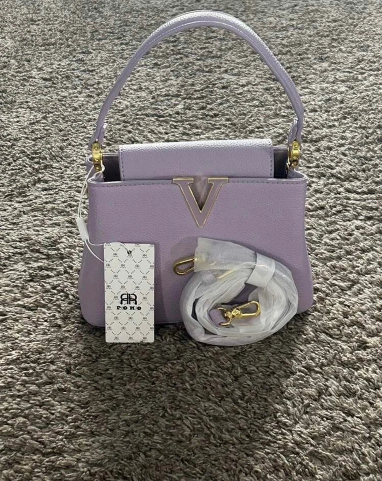 Valentino Garavani Top Handle Bag Lavender Shoulder/Crossbody Purse Handbag - Image 1 of 1