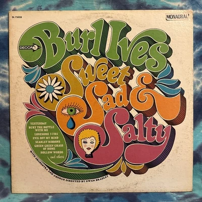 Burl Ives LP Sweet Sad & Salty WLP White Label Promo RARE Mono 1968 Original - Image 1 of 4