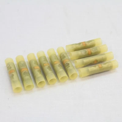 10 conectores de empalme de sello aislante de soldadura amarillo 3M sin crimpado #20-#8 AWG SSC1003 Foto 1 de 4