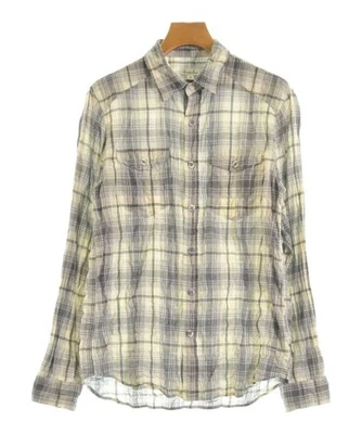 Camisas informales Steven Alan gris marfil x amarillo etc.(Ver patrón) S 2200608058078 Foto 1 de 4