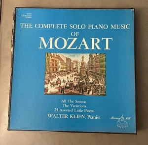 Die komplette Solo Klaviermusik von Mozart Walter Klien Pianist 12 LP Set in Stereo - Bild 1 von 7
