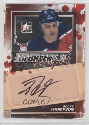 2013-14 ITG Enforcers II Auto Rocky Thompson #A-RT Auto - Image 1 of 2