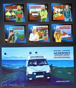 Alderney Stamps: "Community - Emergency Medical Services" Presentation Pack 2002 - Picture 1 of 5