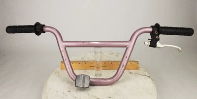 Manillar Mongoose Freestyle Bicicleta BMX Púrpura Vintage Eje Rueda Freno Foto 1 de 4