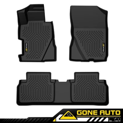 TPE Floor Mats Fit For 2006-2011 Honda Civic Sedan 4-Door All Weather Liners Set Foto 1 de 4