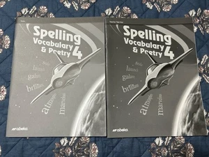 Abeka grade 4 Spelling Test and Test key books new - Picture 1 of 1