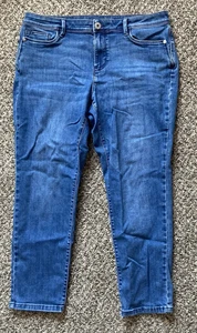 J. Jill Denim Jeans Damen 12 Petite Blue Authentic Fit Slim Ankle Stretch 33x24 - Bild 1 von 13