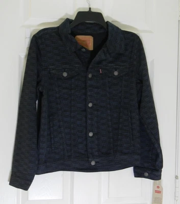 LEVI’S ― Chaqueta vaquera de camionero de ajuste clásico estampada talla grande para niños nueva con etiquetas Foto 1 de 4
