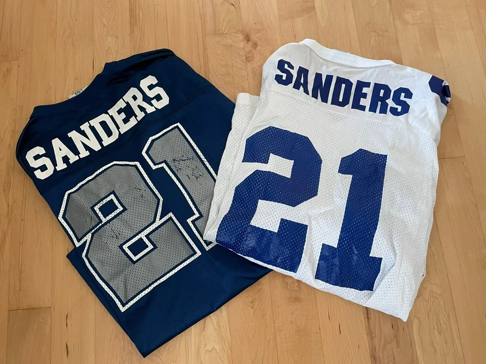 Спортивные майки Deion Sanders Dallas Cowboys стартер и логотип - Изображение 1 из 1