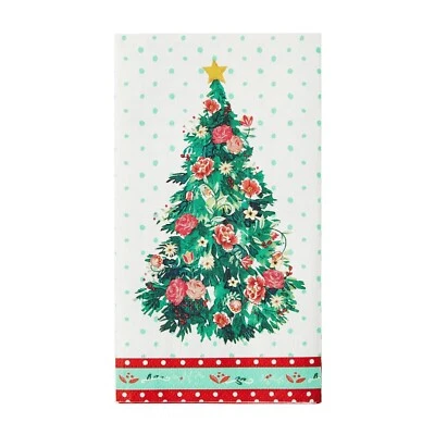 The Pioneer Woman Christmas Tree 24 Count 3 Ply Paper Guest Napkins - Image 1 of 3