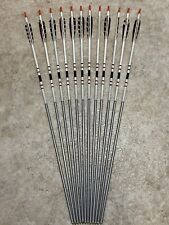 12 Vintage Archery Aluminum Arrows (no Broadheads) Lot#4