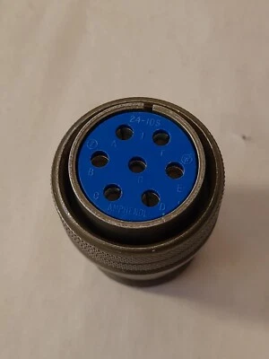 NOS Amphenol 97-3106A-24-10S Straight Round 7 Pin Connector - Image 1 of 3