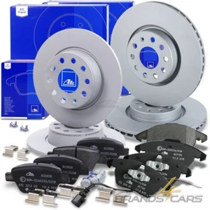 ATE BREMSSCHEIBEN +BELÄGE VORNE+HINTEN FÜR AUDI A3 8P SEAT LEON SKODA VW GOLF 6 - Bild 1 von 12
