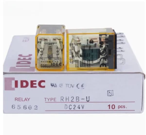 RH2B-U DC24V RH2B-UDC24 Electromechanical Relay 8A 24VDC 8 Pins (SET of 2) - Picture 1 of 7