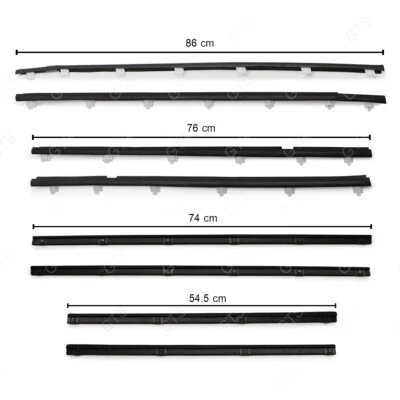 Set Weatherstrip Door Belt Rubber Seal Fits Toyota Land Cruiser FJ80 1990 1998 Foto 1 de 4