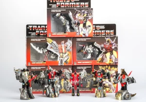 TRANSFORMERS G1 Reissue Dinobots Grimlock Snarl Swoop Slag Sludge Box Set - Picture 1 of 9