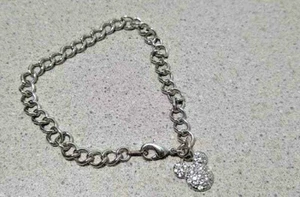 Disney Clip auf baumelndes strapazierfähiges Armband 7" kostenloser Mickey Charm US-Versand - Bild 1 von 1
