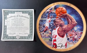 1995 VTG Upper Deck Ltd. Michael Jordan Plate w/COA "The Comeback" C. Bulls NBA! - Picture 1 of 4