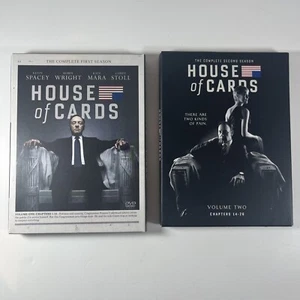 House of Cards Season 1 & 2 DVD Sets - Very Good++ Kevin Spacey - Picture 1 of 9