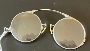 Antique Vintage Pince-Nez 12K GF WHITE Gold Oxford Eyewear Glasses Frames - Picture 1 of 5
