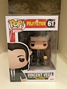 VINCENT VEGA PULP FICTION VAULTED FUNKO POP MOVIES TARANTINO JOHN TRAVOLTA #61 - Picture 1 of 10