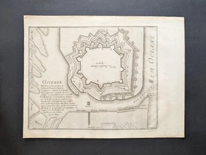 Ostende, de Fer Introduction á la Fortification, Gournay, Stampa 1691 - Picture 1 of 8