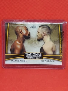 2017 Leaf⭐Floyd Mayweather🥊Conor McGregor⭐RC⭐National Convention VIP🪙GOLD🪙 - Picture 1 of 2